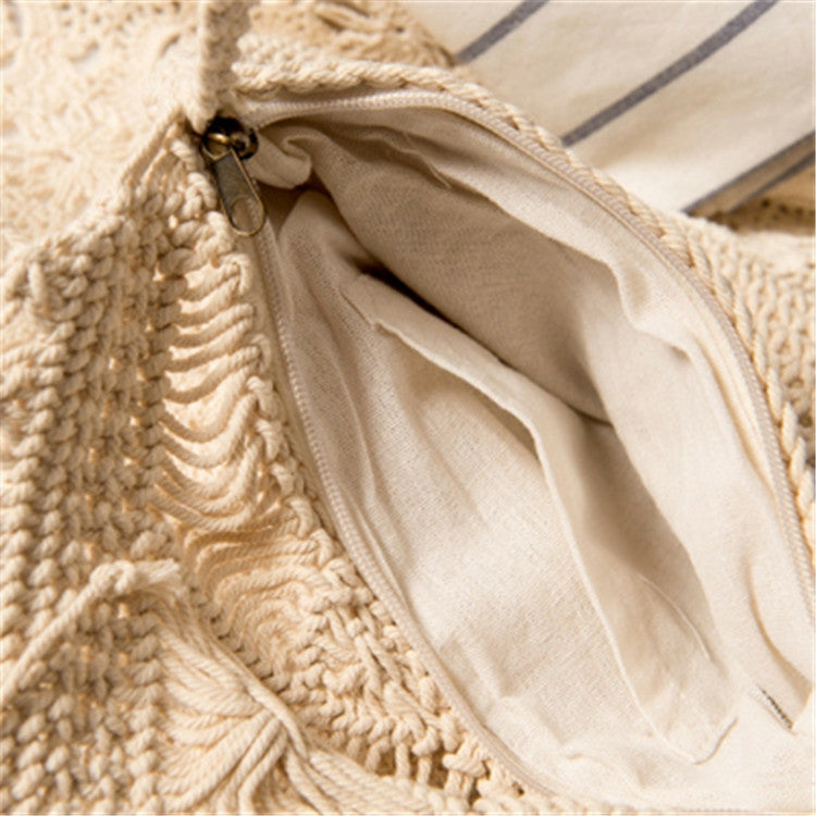 CC Macrame Tassle Clutch