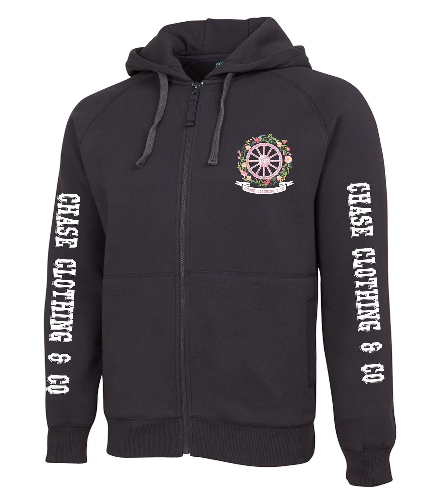 CC Little Ladies Designs Zipper Hoodies